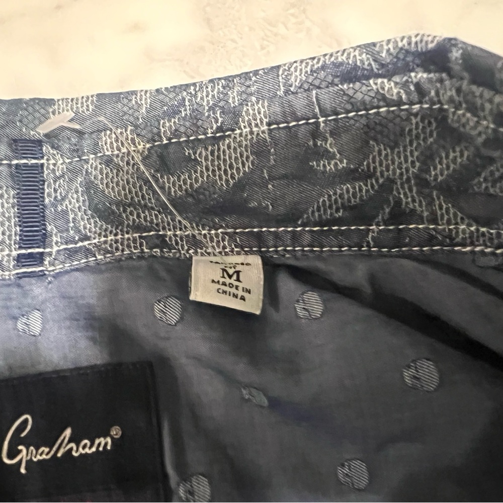 Robert Graham Blue Leaf Pattern Button down shirt… - image 7